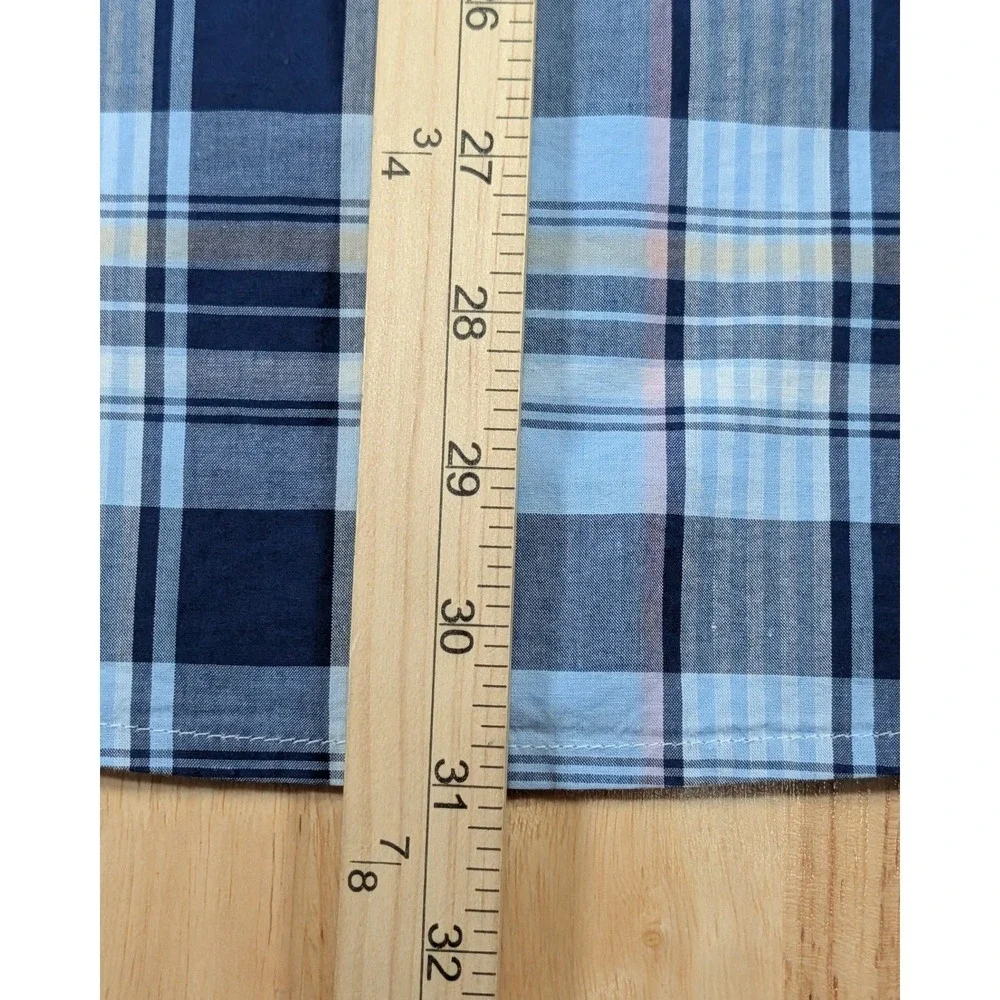 Lot of 2‎ US Polo Assn Mens 2XL Short Sleeve Button Down Plaid Cotton Shirts
